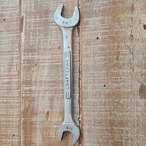 Vintage | Craftsman 5/8" & 3/4" Open Double Ended Wrench